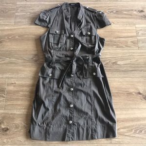 ⭐️ Express Button Down Brown Dress ⭐️